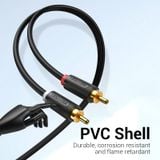  Dây cáp âm thanh chất lượng cao 2-Male to 2-Male RCA VENTION BCMBG (1.5M, RCA Cable) 