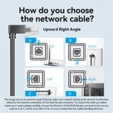  Vention Cat6 UTP Right Angle Ethernet Patch Cable 
