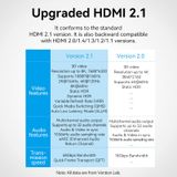  Đầu Chuyển HDMI2.1 Female to Female 8K VENTION AIU (8K@60Hz, 48Gbps) 