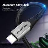  Cáp sạc nhanh Vention USB to Type C  Fast Charging Cable (5A , SCP/ QC Quick charge Support) 