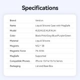  Vention Liquid Silicone Case for iPhone 16 with MagSafe 