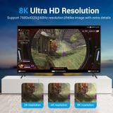  Cáp DisplayPort1.4 8K VENTION HCC (8K@60Hz, 32.4Gbps, Dynamic HDR, 32-bit Audio Channel, Support 3D, HDCP 2.2, G-Sync & FreeSync) 
