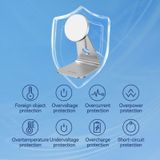  Đế sạc không dây Vention 15W Magnetic Wireless Charger - FGHIF (Stand with MagSafe 1M Silver) 