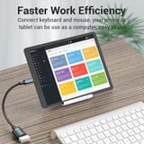  Cáp OTG Micro USB to USB-A Male to Female VENTION CCU (480Mbps) 
