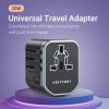  Bộ sạc du lịch đa năng Vention 3-Port USB Universal Travel Adapter 20W - FJC (USBx2 + Type C , 20W/18W/18W, PD/QC3.0/AFC/FCP Multi Quick charge support, Multi Plug Port) 
