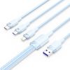  Vention USB 2.0 A Male to 3-in-1 USB-C & Lightning & Micro-B Male 6A Cable Aluminum Alloy Type 