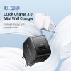  Sạc nhanh USB 1 cổng Vention 1-Port USB Wall Quick Charger (18W, QC3.0/ AFC/FCP Support, EU-Plug) 