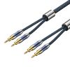  Dây Cáp âm thanh cao cấp Vention trang bị Jack Bắp Chuối 2 đầu dùng cho Loa - BLB (with Dual Banana Plugs for Hifi Speaker) 