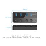 HUB Mở Rộng Đa Năng USB3.0 to 4*USB3.0 + Type C Power Switches VENTION CHW (5Gbps) 