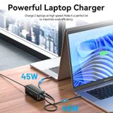  Bộ củ sạc nhanh Vention 4-Port GaN Powerstrip Charger  100W - FBS (Type-Cx2 + USBx2, 100W/100W/18W/18W ) 