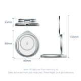  Đế sạc không dây Vention 3-in-1 15W Wireless Charger FGEI0 (Stand with MagSafe Silver) 