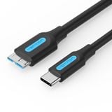  Cáp sạc nhanh C to Micro-B VENTION CQA (2A, Fast Charging Data, 5Gbps) 