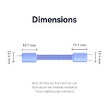  Bi-Directional Charging Cable 11CM for 5000mAh Power Bank (USB-C + Lightning) 20W  Light Indicator Display Type 
