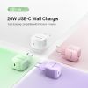  Củ sạc nhanh 1 cổng Type C Vention Fast Charger 20W FEJ (QC 3.0/ PD 3.0/ AFC/FCP Quick charge support) 