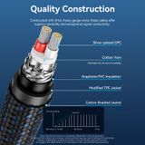  Cáp âm thanh vải dù cao cấp Vention dùng cho Micro - BLA (XLR Male to XLR Female Microphone Cable (Hi-Fi Audio)) 