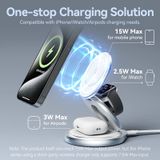  Đế sạc không dây Vention 3-in-1 15W Wireless Charger FGEI0 (Stand with MagSafe Silver) 