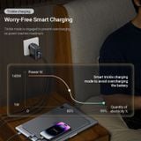  Củ sạc nhanh đa năng 4-Port Vention GaN Charging Kit 140W - FEIBO (TypeCx3 + USB A, PD3.1EU/US/UK-Plug) 