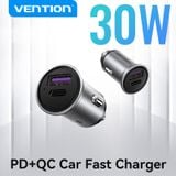  Tẩu Sạc Trên Xe Hơi C+A 30W VENTION FFF/FFB/FFA (QC4.0, PD) 