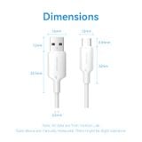  Vention USB 2.0 A Male to C Male 3A Cable PVC Type 