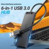  HUB chuyển đa năng Vention USB 3.0 to USB 3.0*3/TF/SD/Micro-B HUB - CHV (3-Ports USB3.0, Card Reader, Micro-B) 