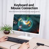  Hub Mở Rộng Kết Nối Đa Năng VENTION CHM (USB2.0 to USB2.0*4, with Power Supply) 