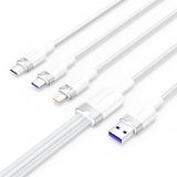  Vention USB 2.0 A Male to 3-in-1 USB-C & Lightning & Micro-B Male 6A Cable Aluminum Alloy Type 