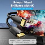  Cáp DisplayPort 2 đầu đực Vention DisplayPort 4K@60Hz/144Hz - HAK (Male to Male, 4K HD Cable) 
