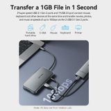  HUB mở rộng đa năng tích hợp SSD Box Vention 9 in 1 Type C Docking Station With M.2 SSD Enclosure - TPY (USB-C to HDMI/USB 3.1 Gen 2-Ax2/USB 2.0/M.2 NGFF/SD/TF/PD/DC 3.5mm SSD Enclosure) 