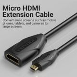 Cáp Nối Dài Mini HDMI Male to HDMI 1.4 Female Vention ABBBF 
