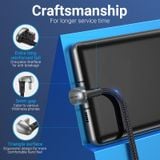  Cáp Sạc Nhanh USB to Type-C B VENTION COH 66W (5A, 180°Angle Wire) 