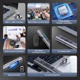  Vention Wireless PowerPoint Presentation Clicker with Red Laser Pointer – Gray 