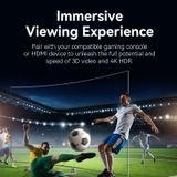  Cáp hình ảnh chất lượng cao Vention HDMI-A Male to Male 4K - ALJ (2 Đầu HDMI đực, 4K@60Hz, 3D Video Support, Double Layer Shield) 