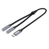  USB-C Male to TRS Audio & Mic Jack 