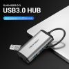  HUB mở rộng tích hợp cổng mạng LAN Vention 4-Ports - CKB (USB 3.0 to USB 3.0*3/Gigabit Ethernet Hub) 