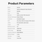  USB Bluetooth With Coiled Cable 1.5M VENTION NAG (Bluetooth v5.0, Tích Hợp Mic) 