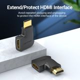  HDMI 270 Degree Male to Female Vertical Flat Adapter for Laptop/Desktop/TV Box 
