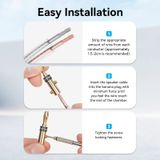  Vention Speaker Banana Plugs Gold Plated 1 Pair 