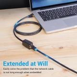  Dây Cáp Mạng Nối Dài Cat.8 SFTP VENTION IKH (Round Cable, 40Gbps, 2000MHz) 