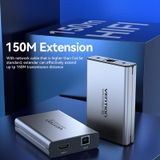  Bộ chuyển và mở rộng tín hiệu Video HDMI to LAN RJ-45 Vention HDMI Network Cable Extender 150M - AKB (giải pháp truyền Video 50 met trong môi trường mạng LAN) 