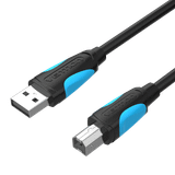  Cáp Máy In USB2.0 to USB-B VENTION VAS-A16 (480Mbps, with 2*Ferrite Core) 