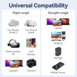  Cáp Sạc Nhanh C to C VENTION TAZ 60W (5Gbps, Right Angle Cable) 