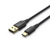  Vention Nylon Braided USB 2.0 A Male to C Male 3A Cable  LED Type 