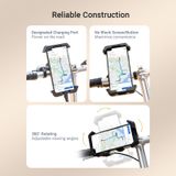  Bộ đế giữ điện thoại dùng cho xe đạp/ Mô tô Vention Quick Lock Bike Phone Mount - KSF (with Knob Black Square ABS Type) 