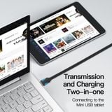  Cáp Sạc Nhanh USB to Mini-USB VENTION VAS-A14 (480Mbps, Flat Cable) 