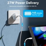  Cáp sạc nhanh C to Lightning Vention PD Fast Charging Cable dùng cho iPhone (3A, 20W/27W PD Fast Charge, Apple Carplay Support) 