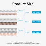  Dây loa chống nhiễu chất lượng cao Vention 2*100 Core Engineering Speaker Cable 100M Transparent - BJA (100 met) 