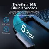  Box SSD tốc độ cao Vention M.2 NGFF SSD Enclosure - KPE/ KPF (USB 3.1 Gen 1-C, 5Gbps, for M.2 SATA SSDs, Kim loại siêu bền) 