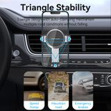  Đế giữ điện thoại trên xe hơi Vention Auto-Clamping Car Phone Mount (With Spring Clip Gray Disc Type) 