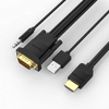  Cáp Chuyển HDMI to VGA VENTION ABI (1080p@60Hz, with audio and power supply) 