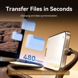  Vention USB 2.0 Type-C Male to Type-C Male 3A Cable Gold Aluminum Alloy Type 